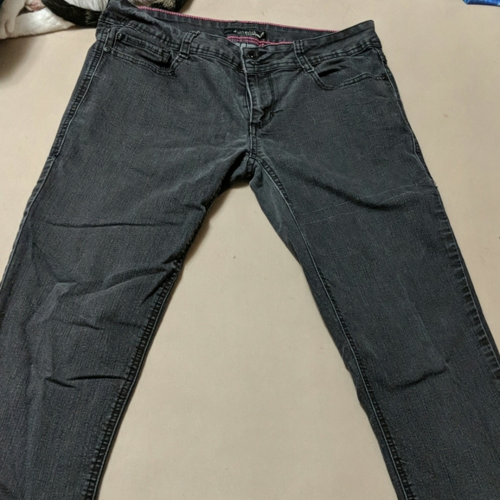 Lovesick gray skinny jeans